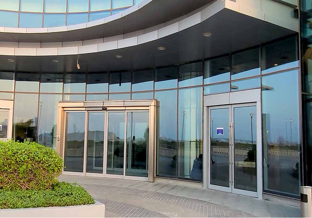 entrance-to-addax-Office-Towers-Promenade-facing-backside