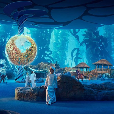 artistic-depiction-of-emirati-child-in-seaworld-abu-dhabi-admiring-ramadan-decorations