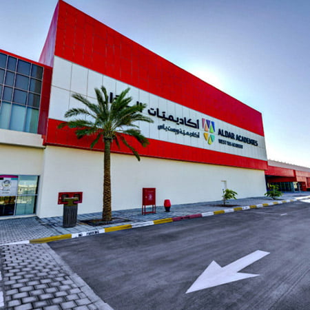 west-yas-academy-exterior-view-with-date-palm-next-to-entrance