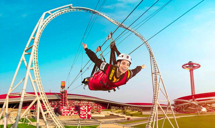 ziplining-at-ferrari-world-abu-dhabi