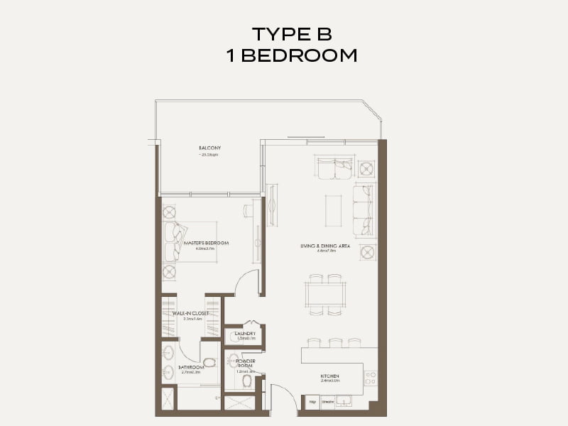 The source-Saadiyat Grove-Type B-1BR