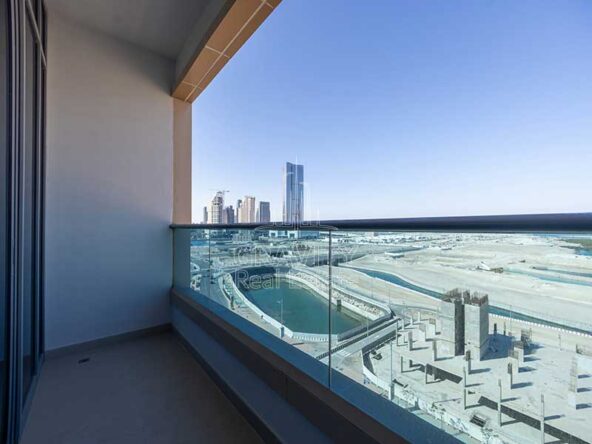 balcony-with-nice-view-in-studio-apartment-in-julphar-residence-abu-dhabi