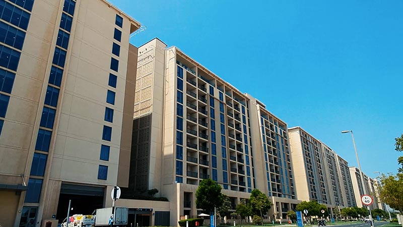 al zeina buildings side view from across the street