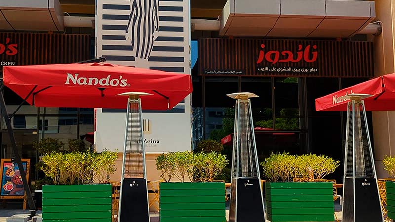 outside view of nandos in Al Zeina