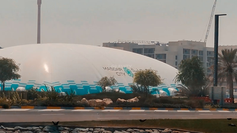 Masdar city inflatable dome