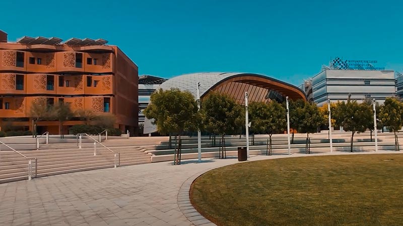 Masdar city university and business hub