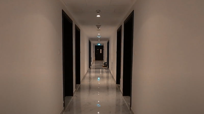 apartment hallway