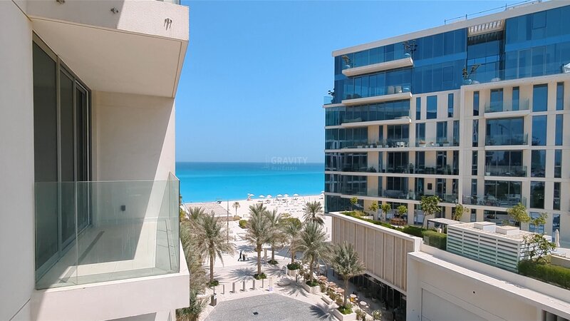 balcony view overlooking the beach