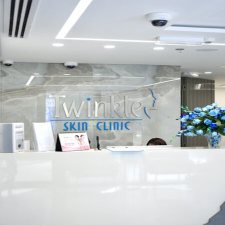 reception area in Twinkle skin clinic