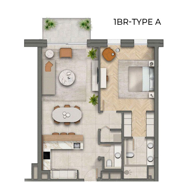 1BR-Type-A