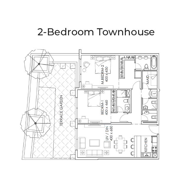 TBR--2BR-Townhouse