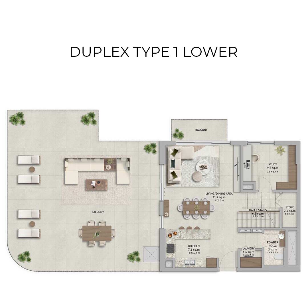 floor plan duplex type 1 lower level verdes by haven