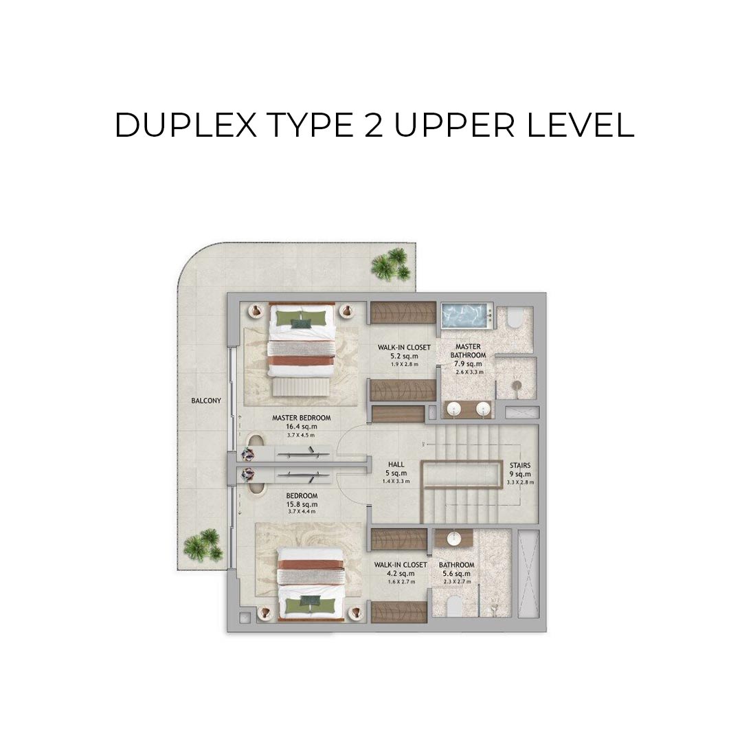 floor plan duplex type 2 upper level verdes by haven